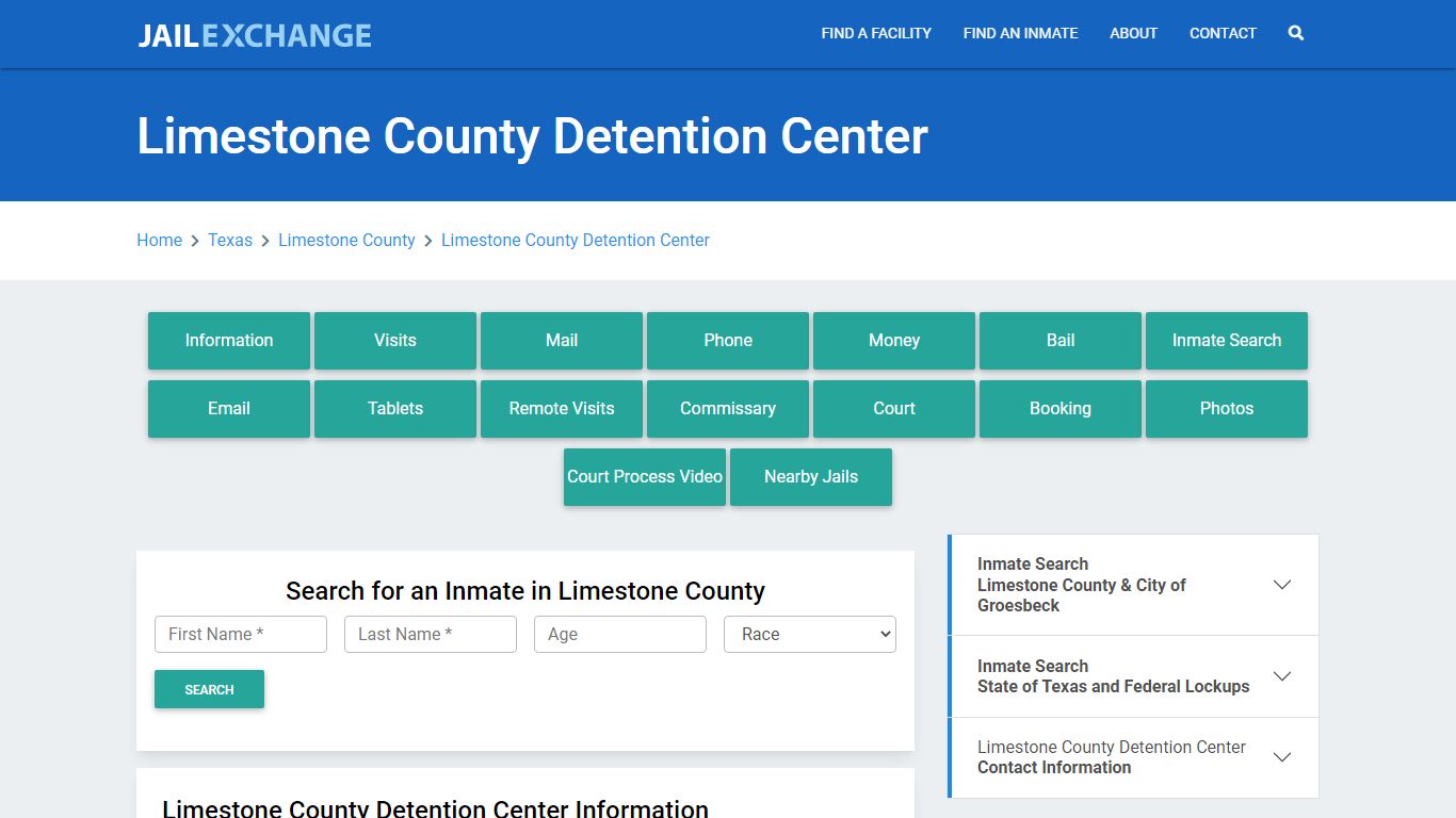 Limestone County Detention Center - Jail Exchange